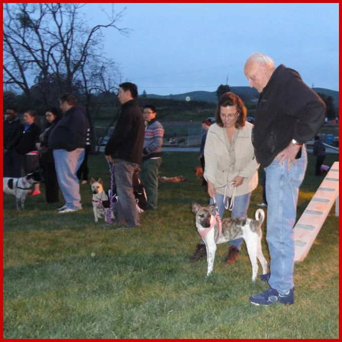 Brent Cooper teaching Adopt A Doggie Owners